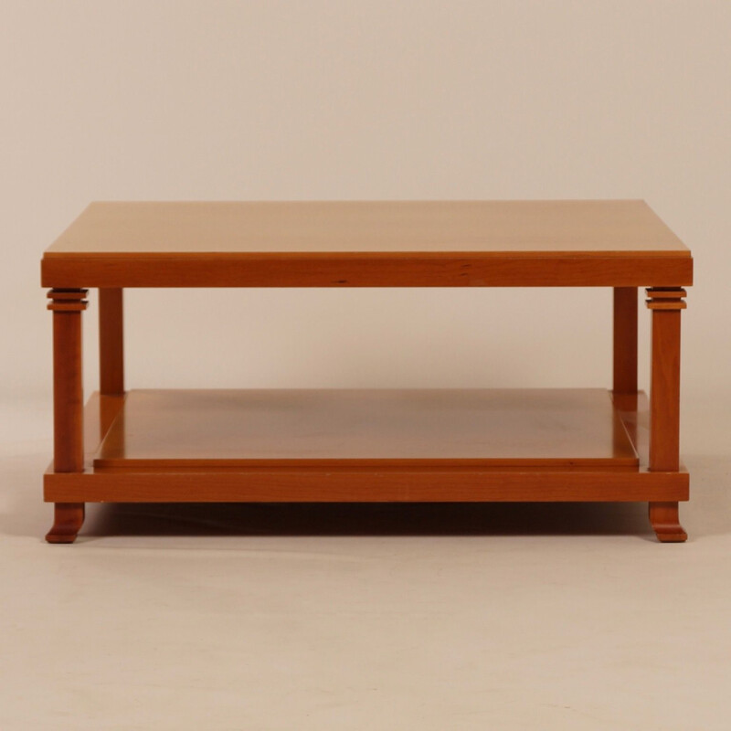 Vintage coffee table Robie 2 by Frank Lloyd Wright for Cassina 1986