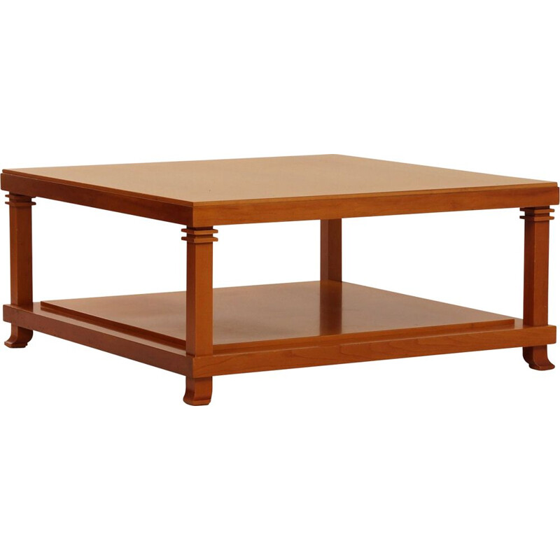 Vintage coffee table Robie 2 by Frank Lloyd Wright for Cassina 1986