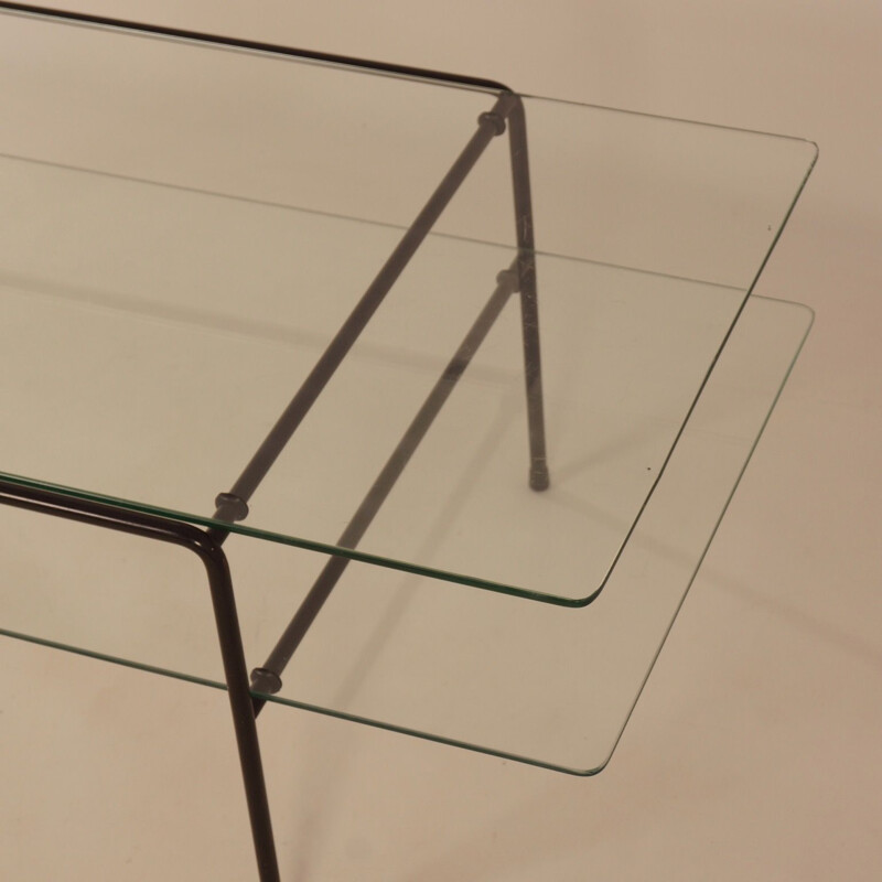 Vintage Glass Coffee Table 3637 by Cordemeyer for Gispen, 1950s