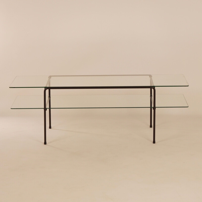 Vintage Glass Coffee Table 3637 by Cordemeyer for Gispen, 1950s