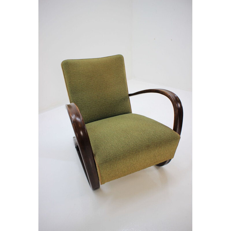 Vintage H269 armchair by Jindrich Halabala for Zavody, 1940s