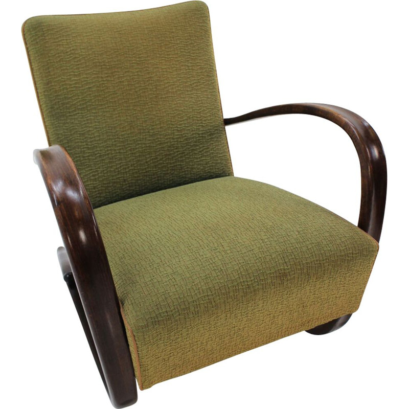 Fauteuil vintage H269 de Jindrich Halabala pour Zavody, 1940