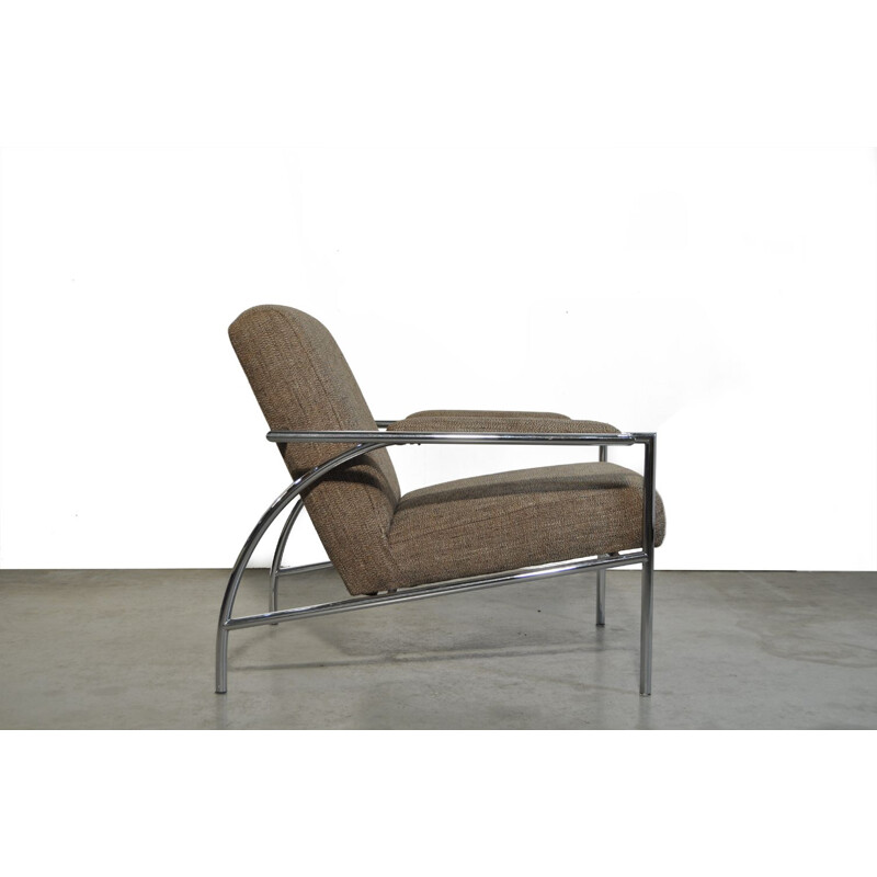 Vintage modern design chair by Gerard Vollenbrock for Gelderland, 1980