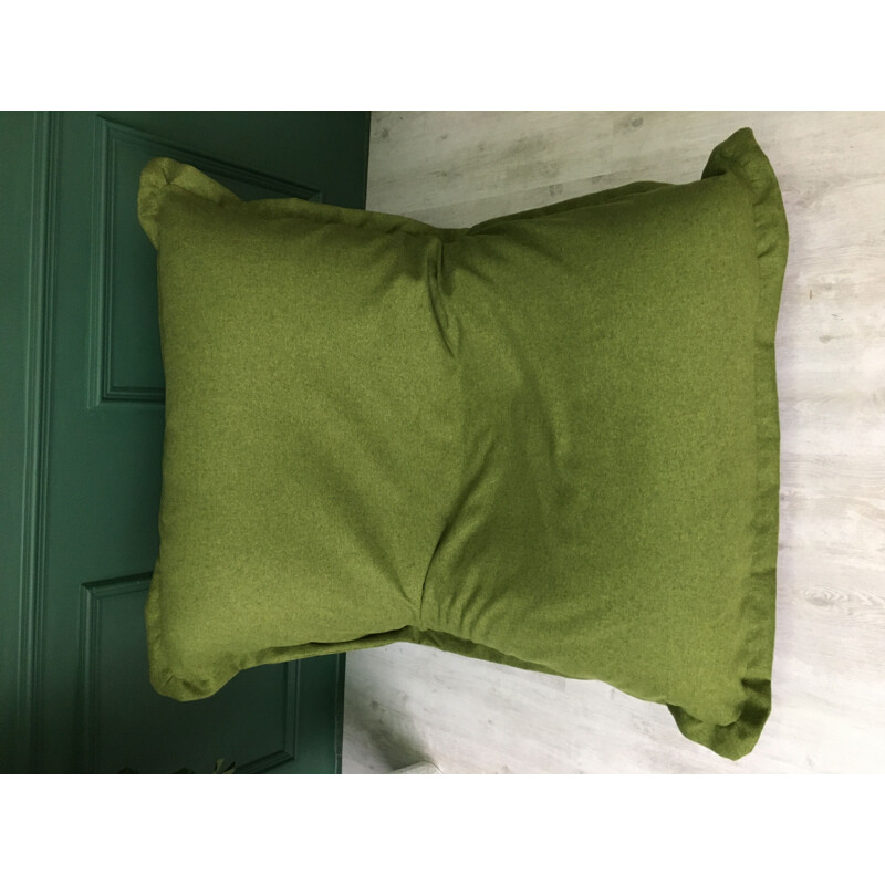 Vintage Calin Pillow Green sofa chair for CINNA by Ligne Roset 1980