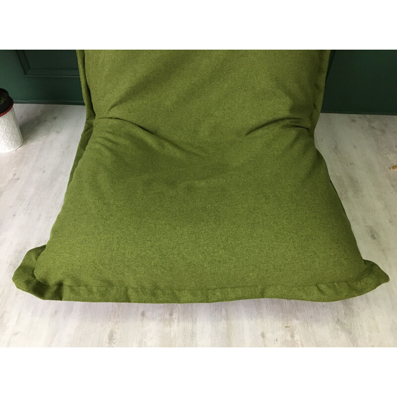 Canapé vintage vert Calin Pillow pour CINNA par Ligne Roset 1980