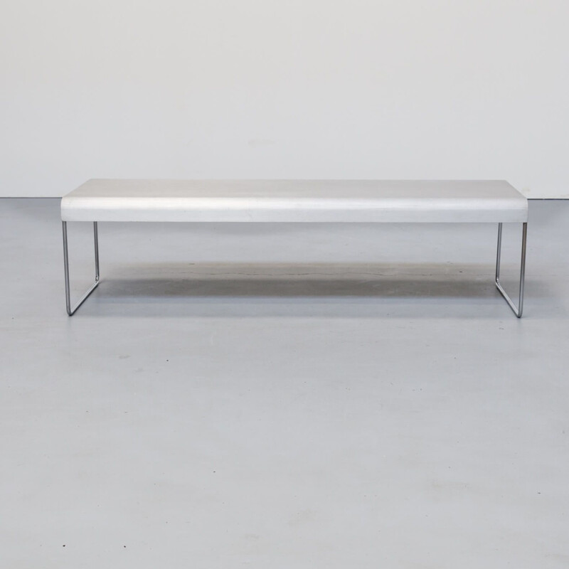 Vintage white  "zap254" coffee table by Piero Lissoni for Cassina
