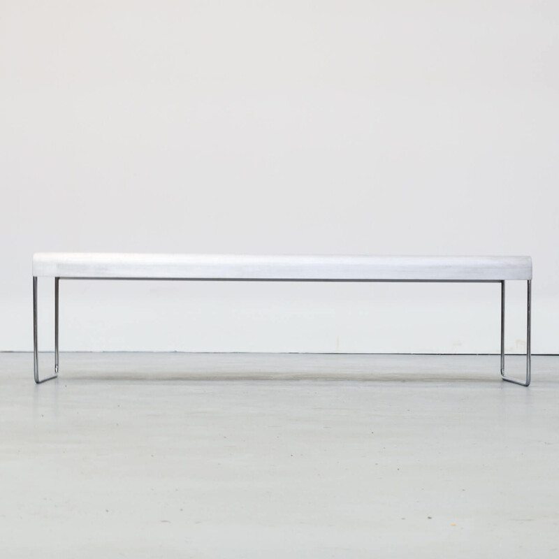 Vintage white  "zap254" coffee table by Piero Lissoni for Cassina