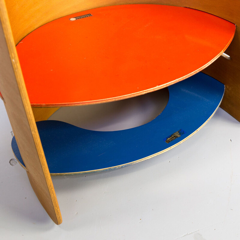 Vintage multiplex child stool by Kristian Vedel for Torben Orskov, 1950