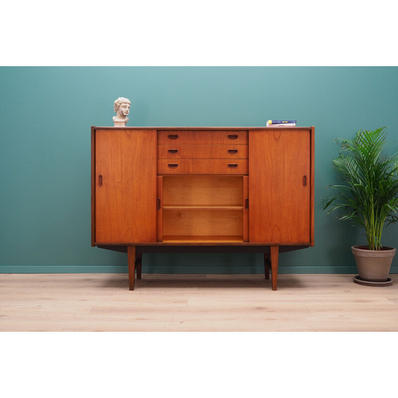 Vintage Westergaard Highboard in teak, 1960-1970