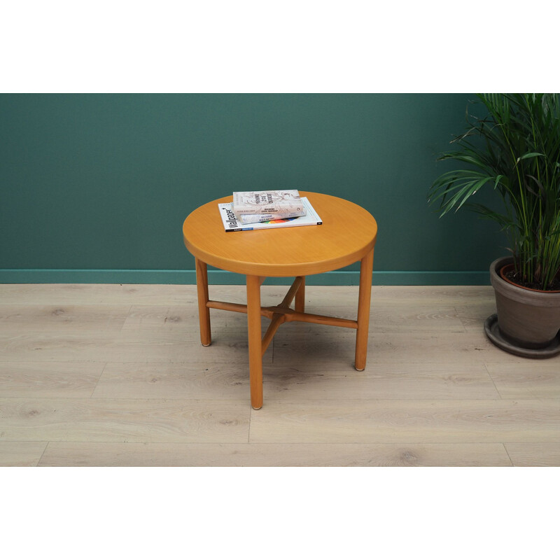 Vintage coffee table in beech wood by Farstrup, 1960-1970