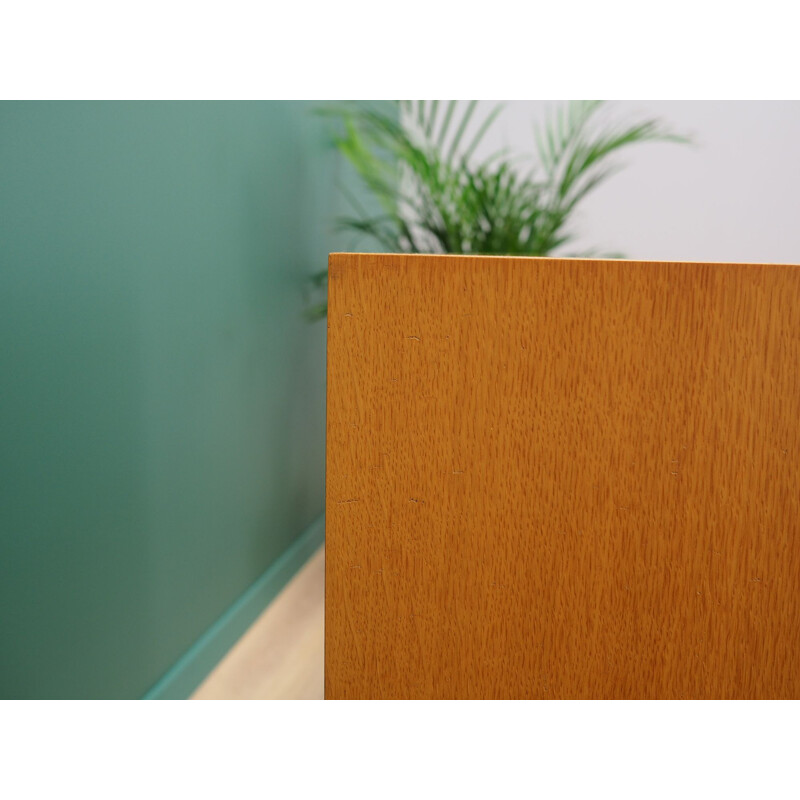 Vintage Scandinavian sideboard in ash veneer, 1960-1970