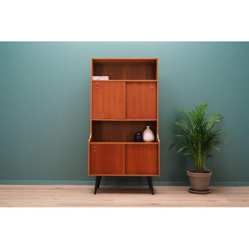 Vintage bookcase in teak, Scandinavian Design, 1960-1970 