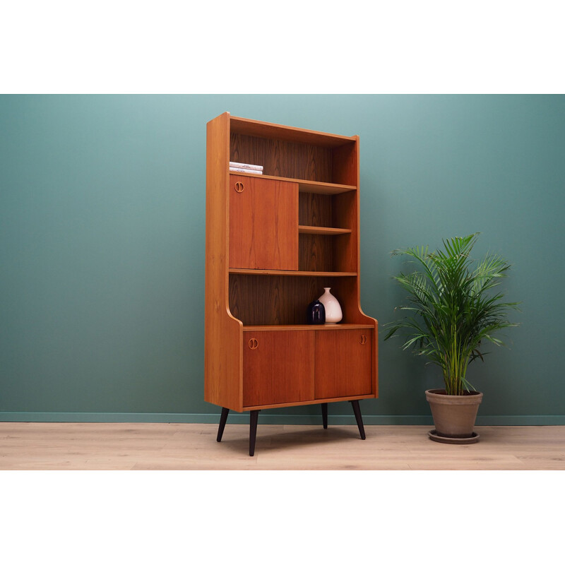 Vintage bookcase in teak, Scandinavian Design, 1960-1970 