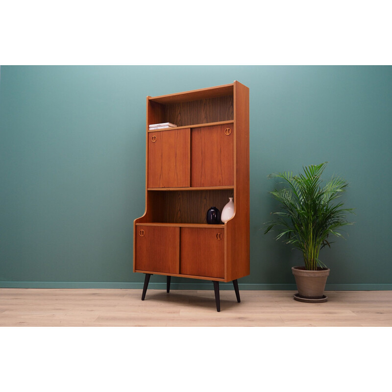 Vintage bookcase in teak, Scandinavian Design, 1960-1970 