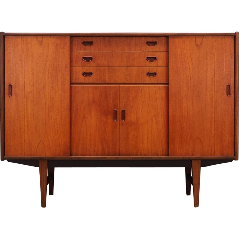 Vintage Westergaard Highboard in teak, 1960-1970