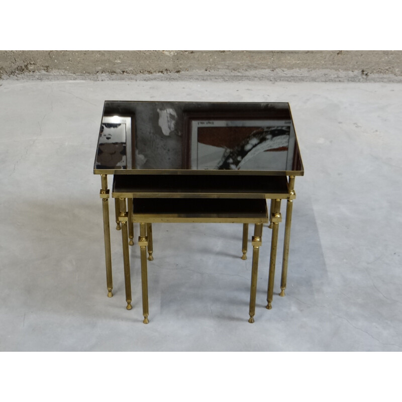 Set of 3 nesting tables from Maison Jansen