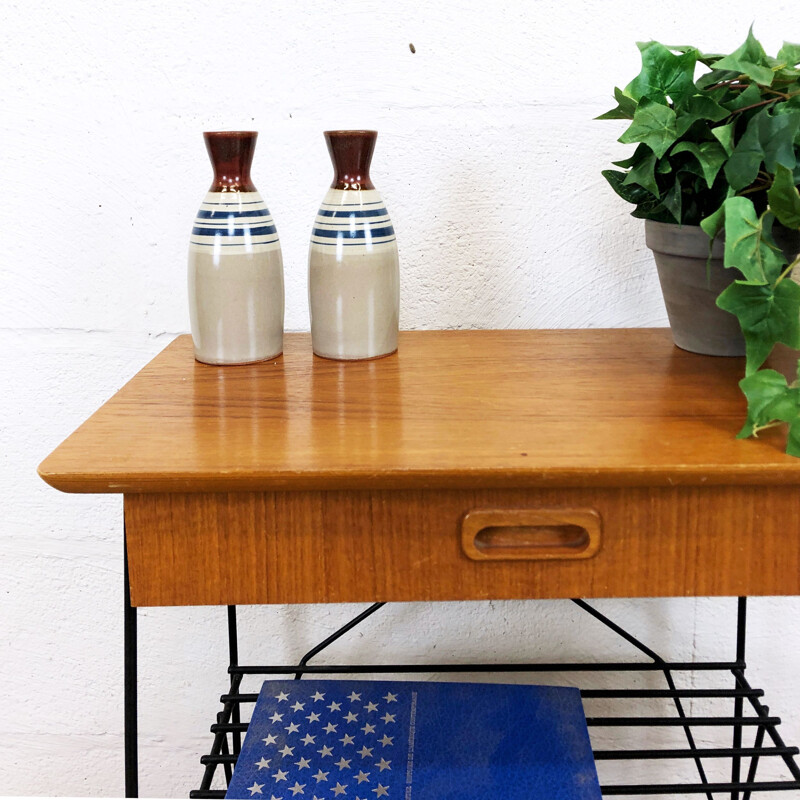 Vintage teak bedside table, 1960