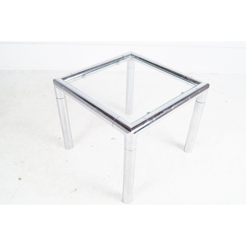 Vintage Tubular Chrome Cockail Sidetable 1960