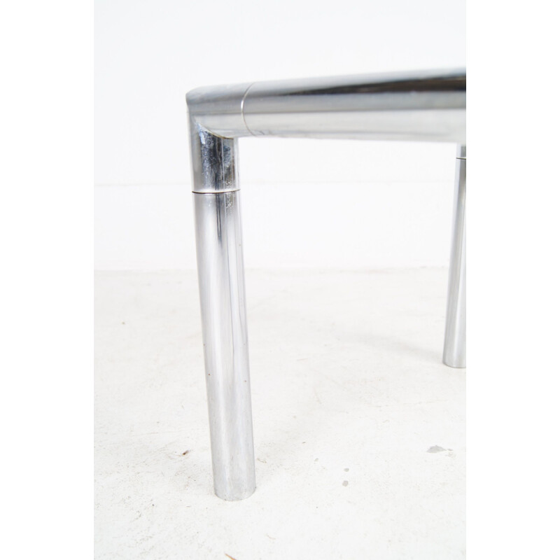 Vintage Tubular Chrome Cockail Sidetable 1960