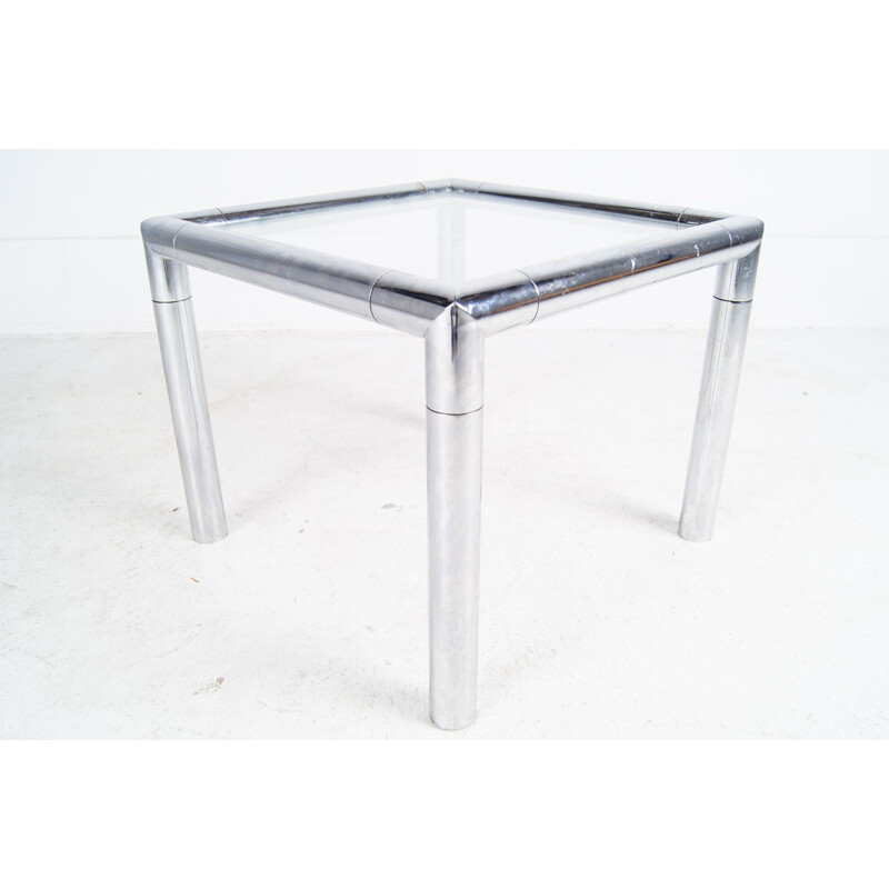 Vintage Tubular Chrome Cockail Sidetable 1960