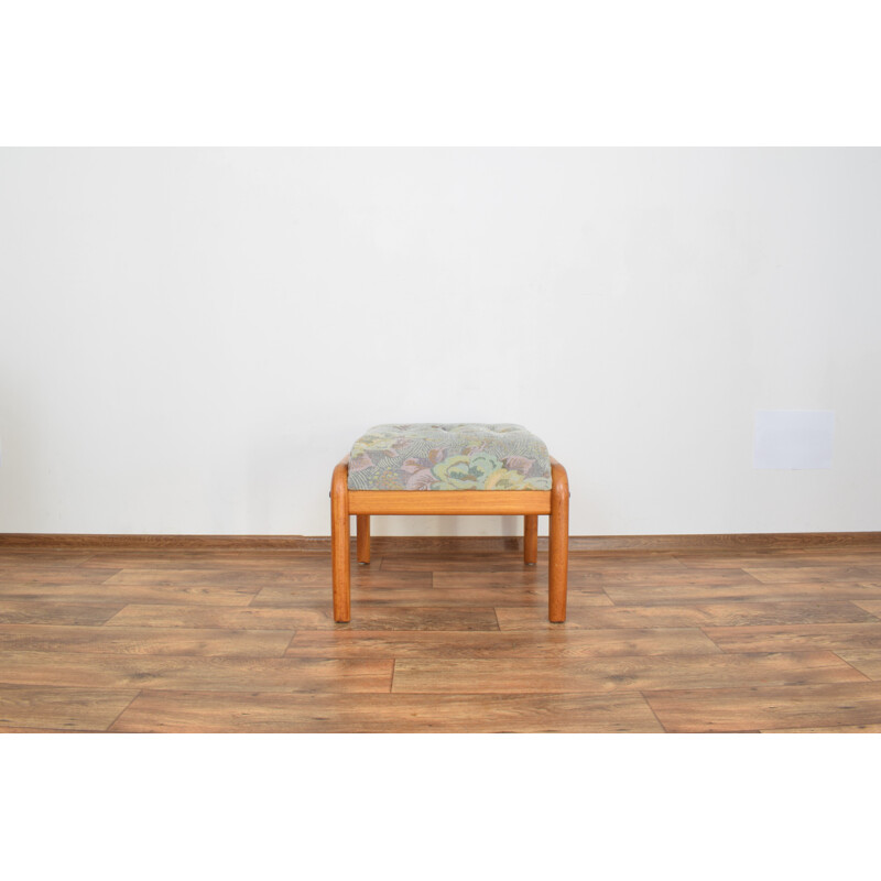 Vintage Danish Teak Footstool, 1960