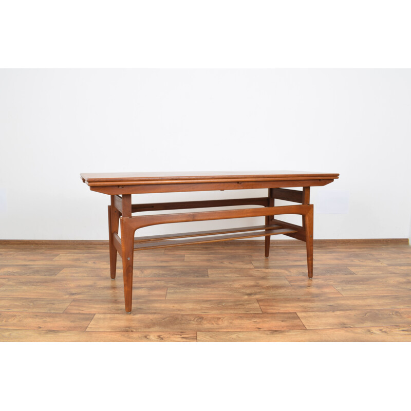 Vintage teak Coffee Table Elevator by Kai Kristiansen for Trioh, 1960