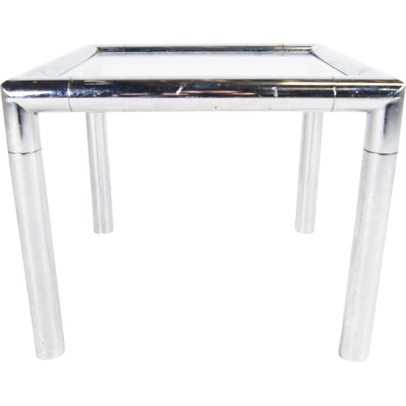 Vintage Tubular Chrome Cockail Sidetable 1960