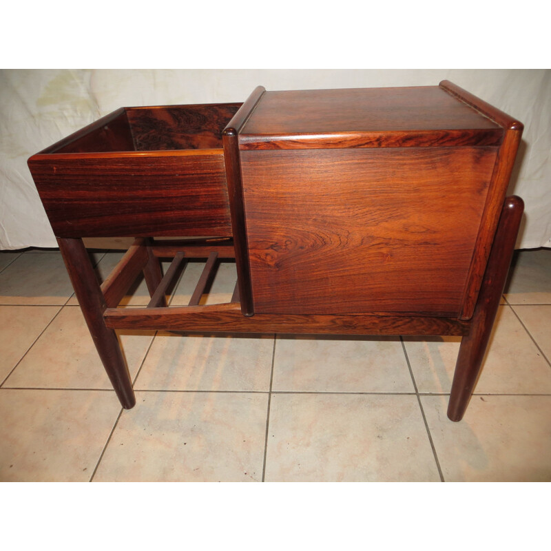 Vintage Danish rosewood planter from Rio Arne Wahl IVERSEN 1960