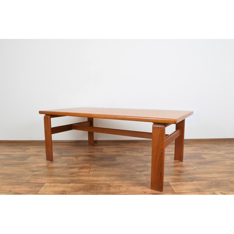 Vintage Danish Teak Coffee Table by C. Burchardt-Nielsen, 1980