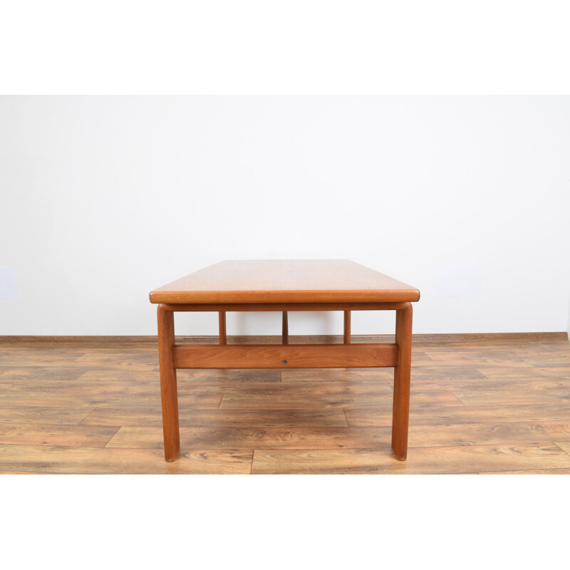 Vintage Danish Teak Coffee Table by C. Burchardt-Nielsen, 1980