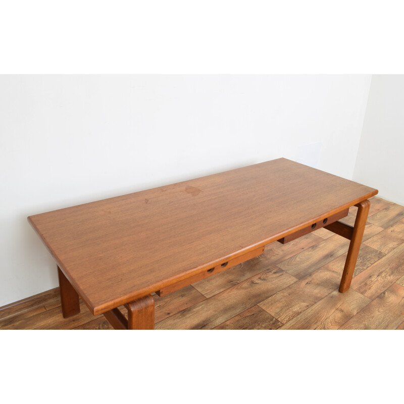 Table basse vintage danoise en teck, 1970