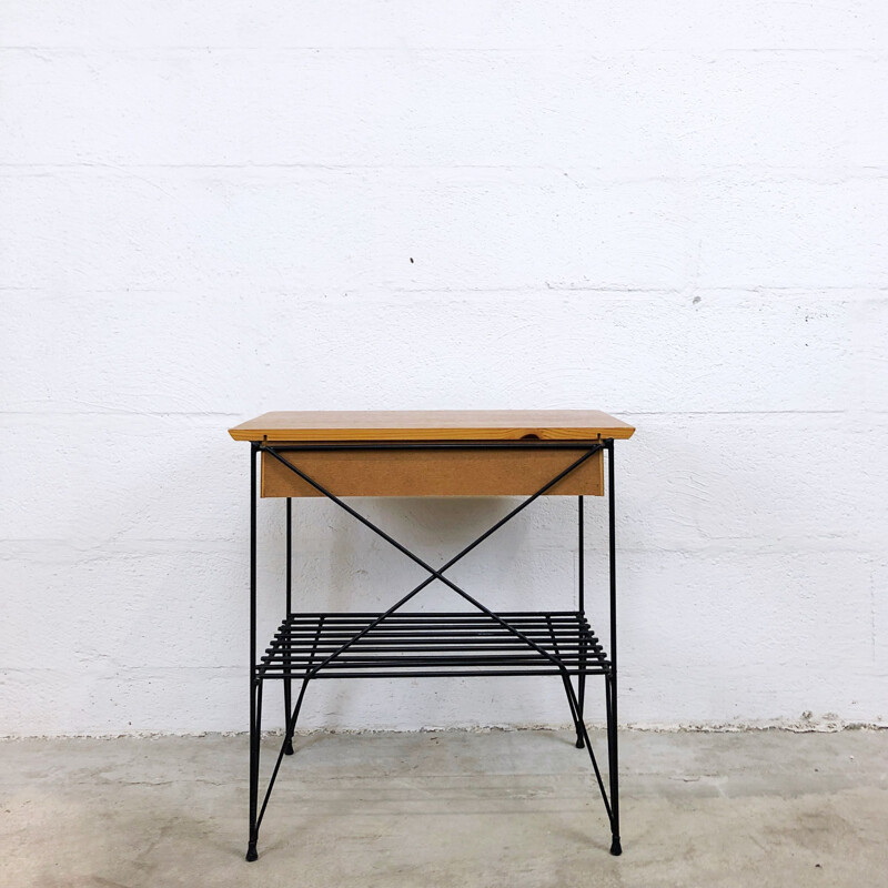 Vintage teak bedside table, 1960