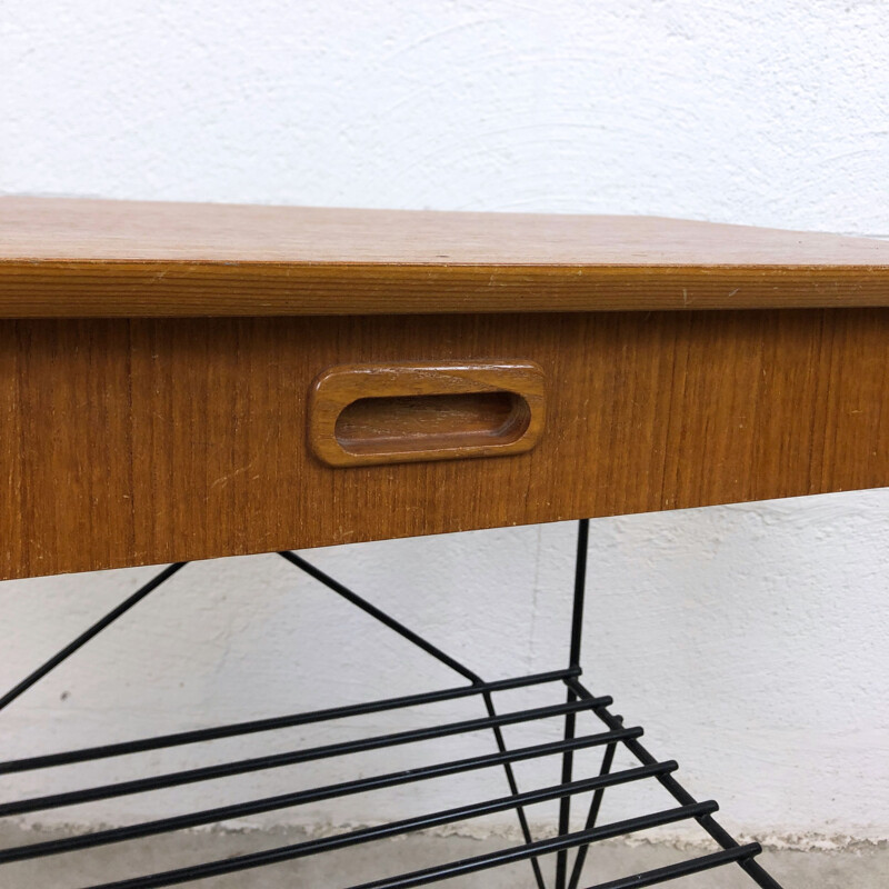 Vintage teak bedside table, 1960