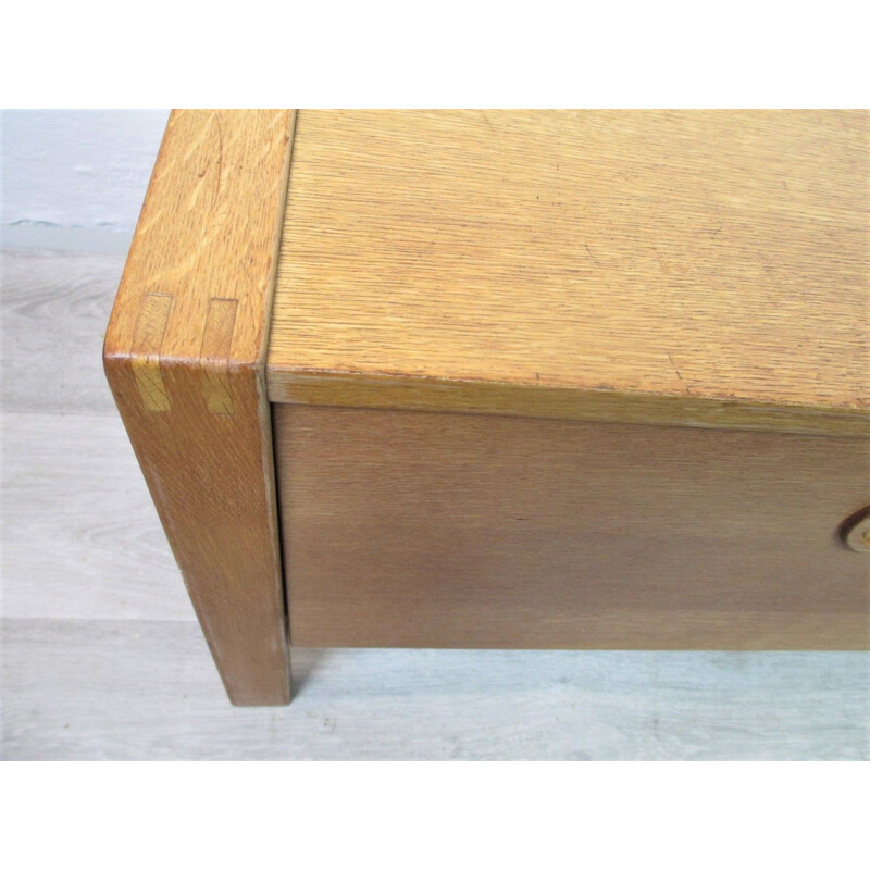 Credenza in rovere vintage, 1970