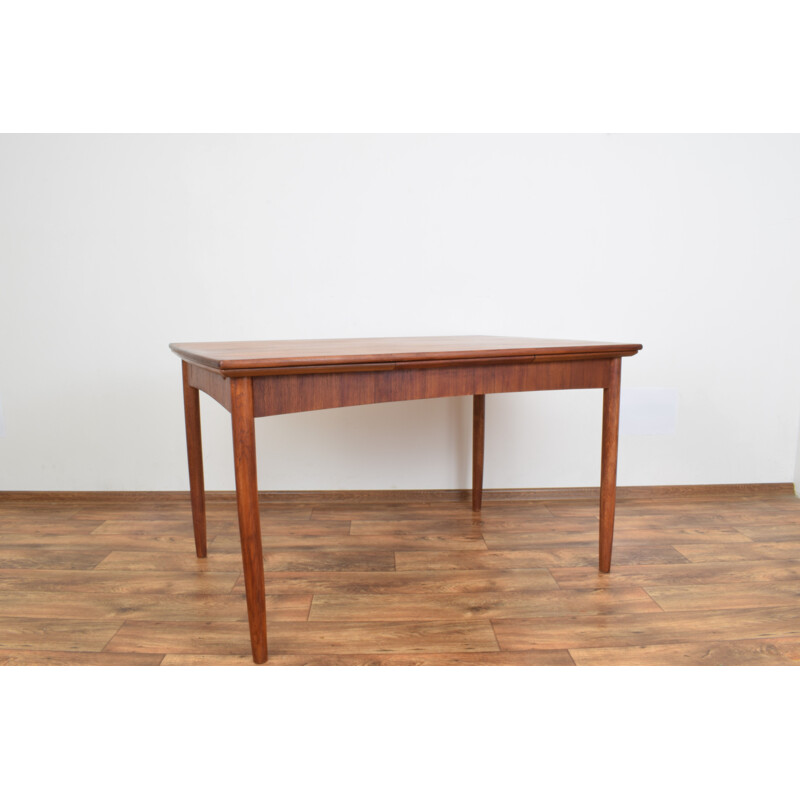 Vintage Danish Teak Extendable Dining Table, 1960s