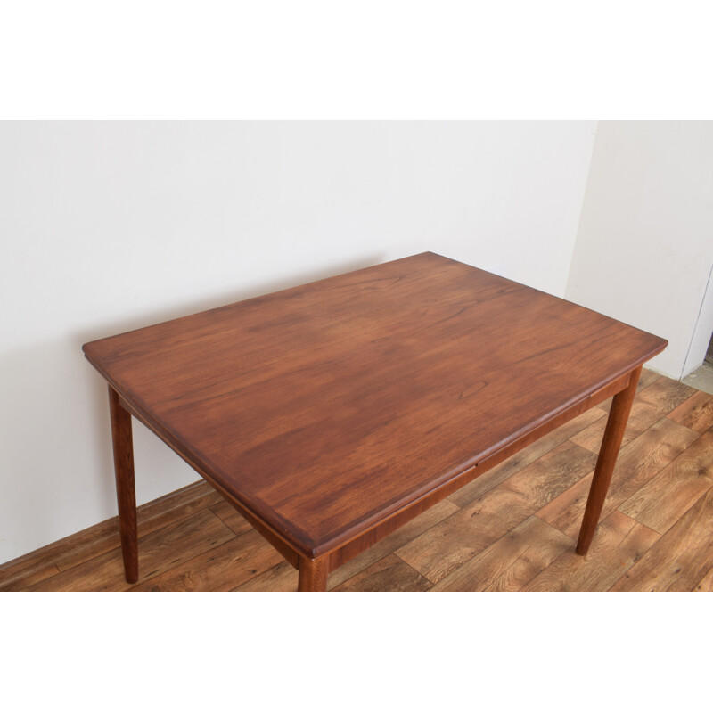 Vintage Danish Teak Extendable Dining Table, 1960s