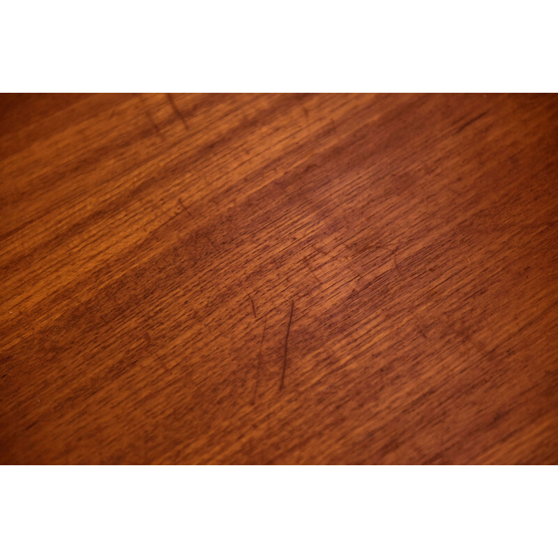 Vintage writing desk in teak from the 1960s