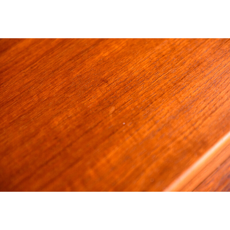 Vintage writing desk in teak from the 1960s