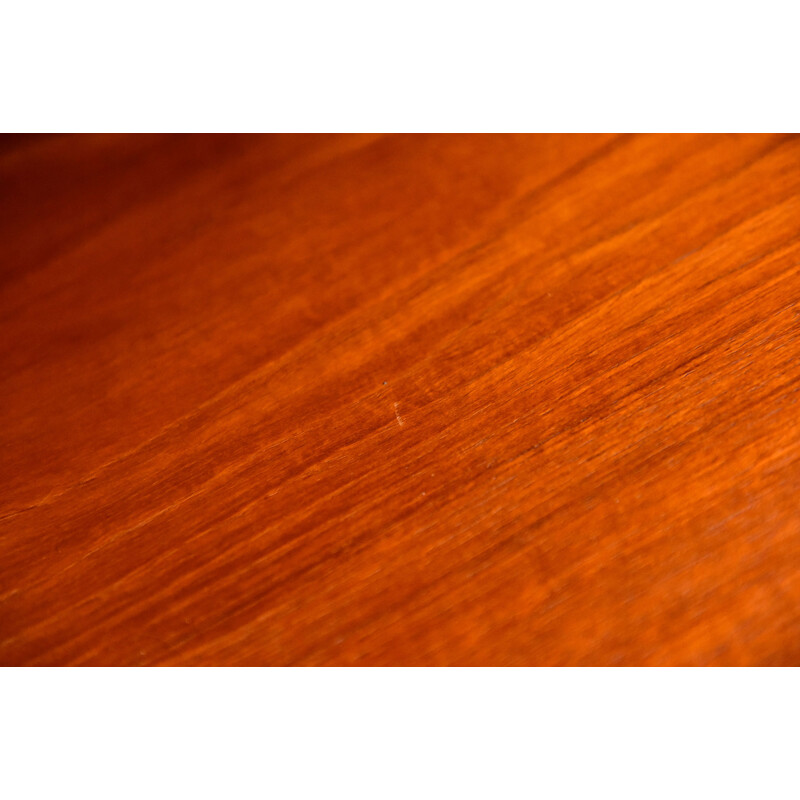 Vintage writing desk in teak from the 1960s