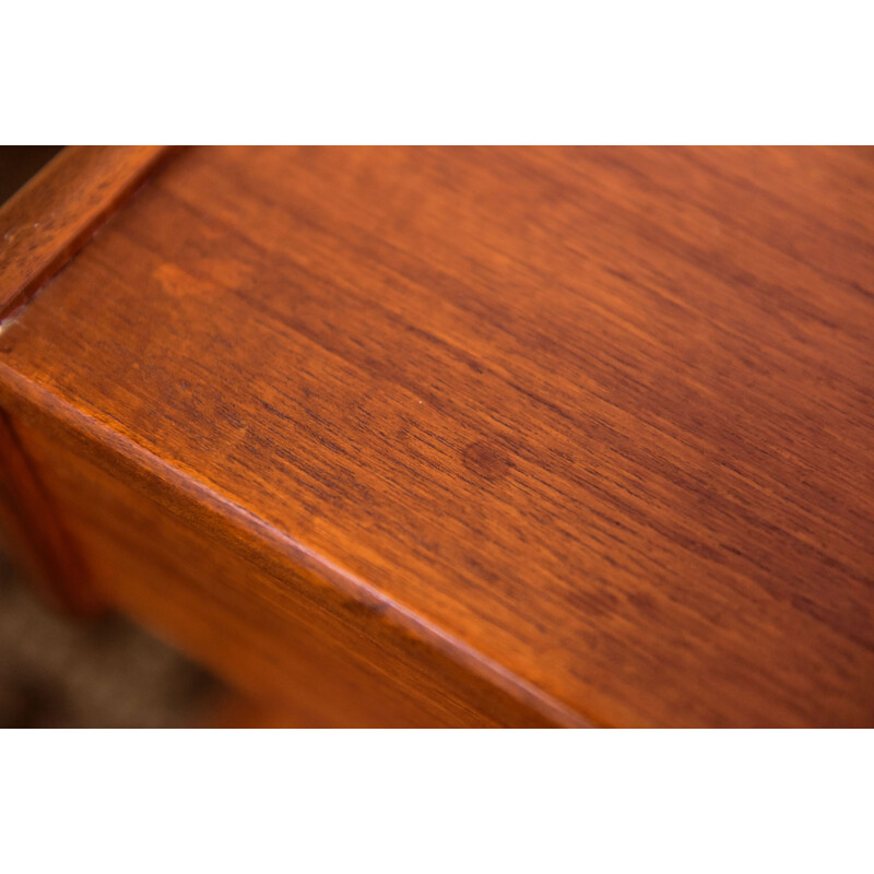 Vintage writing desk in teak from the 1960s