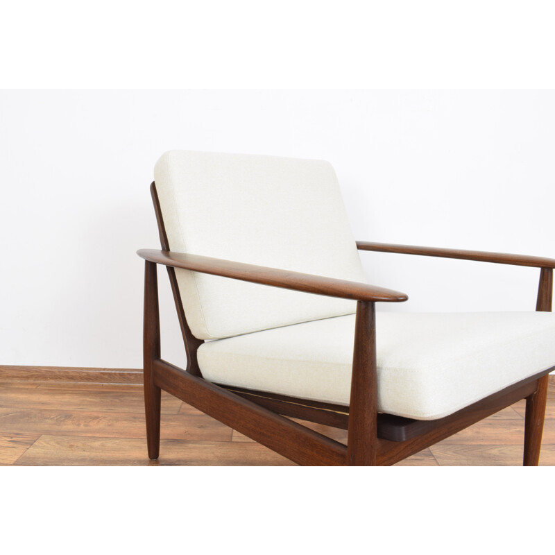 Pair of vintage Danish teak armchairs, 1960