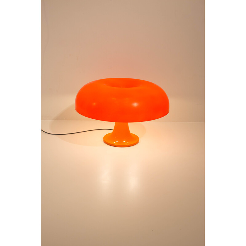 Vintage Prototype Nesso table lamp by Giancarlo Mattioli for Artemide in fibreglass, 1960s