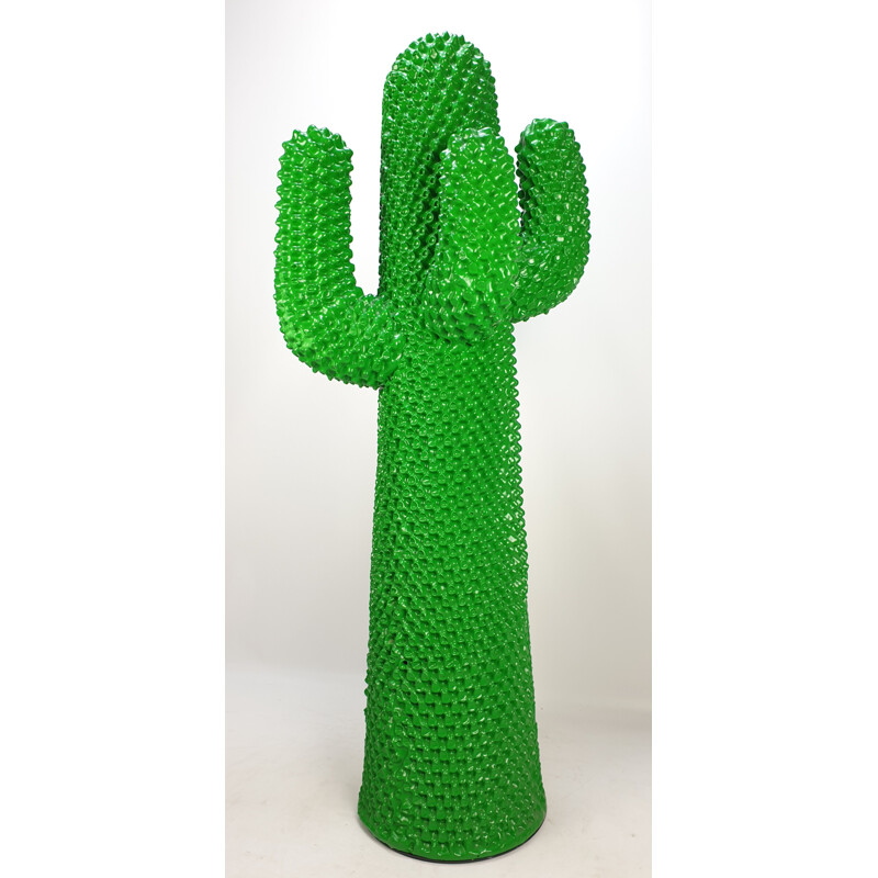 Vintage Original Green Gufram Cactus by Guido Drocco and Franco Mello, 1986