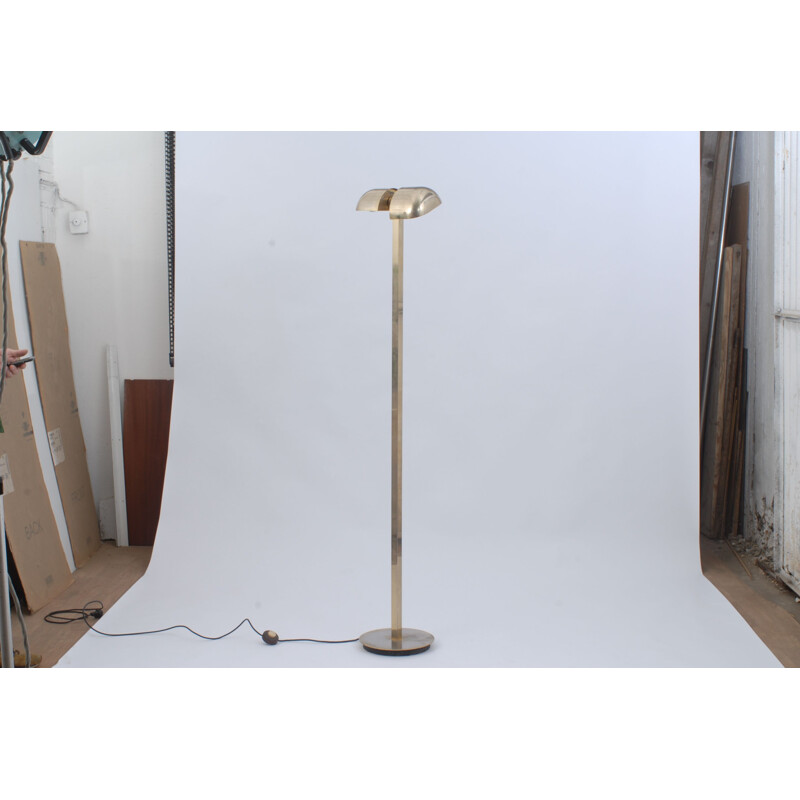 Vintage brass floor lamp 1960