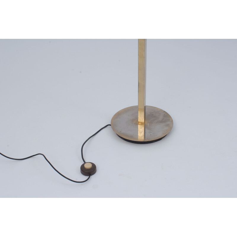 Vintage brass floor lamp 1960