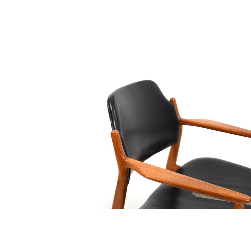 Vintage Danish Teak Armchair by Arne Vodder for Sibast Furniture 1961