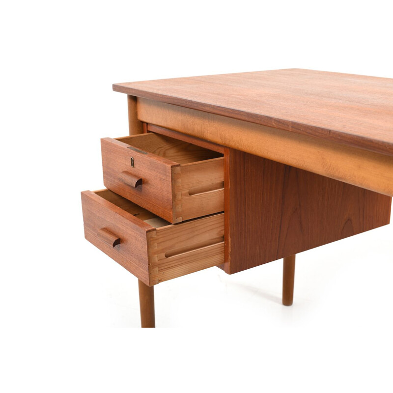 Vintage desk in teak and beech, Denmark