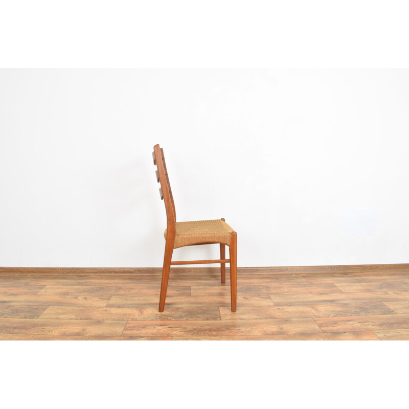 Set of 4 vintage teak chairs by Arne Wahl Inversen for Glyngøre Stolefabrik, 1960s