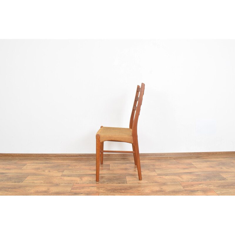 Set of 4 vintage teak chairs by Arne Wahl Inversen for Glyngøre Stolefabrik, 1960s