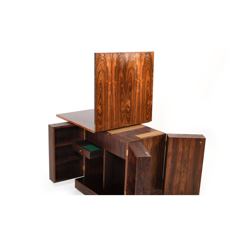 Vintage Cube Bar Cabinet by Torbjørn Afdal for Bruksbo 1960s